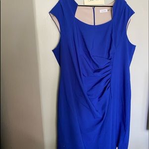 Royal blue dress